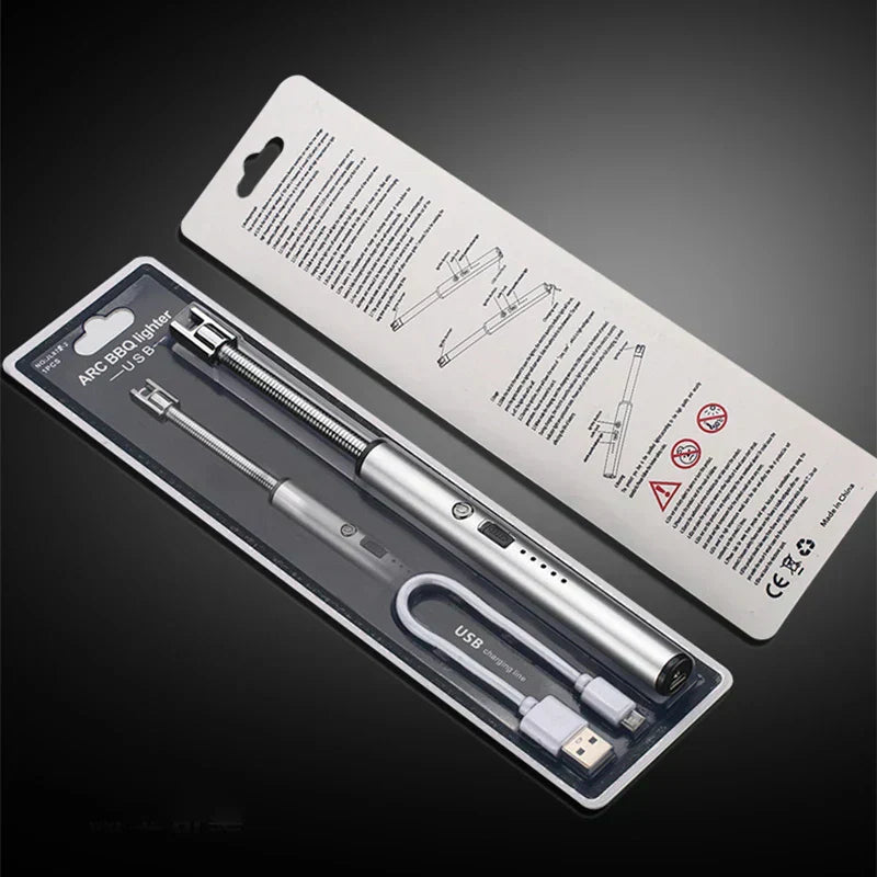 Metal House Electric Arc Lighter USB chargeable