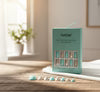 Febble - Oval Mint & Silver Glitter Press-On Nails