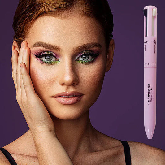 4-in-1 Makeup Pen -Beauty Tool for Eyes, Lips, Brows, and Highlighting